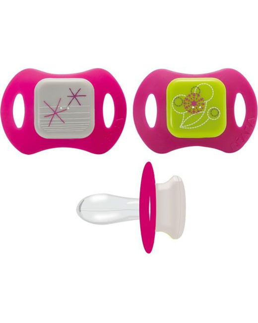 Sucette silicone réversible 1er âge