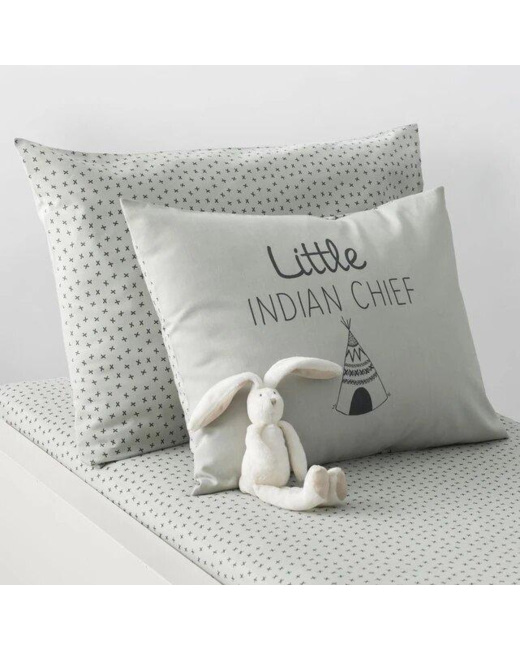 Taie d'oreiller bébé coton, Tipi