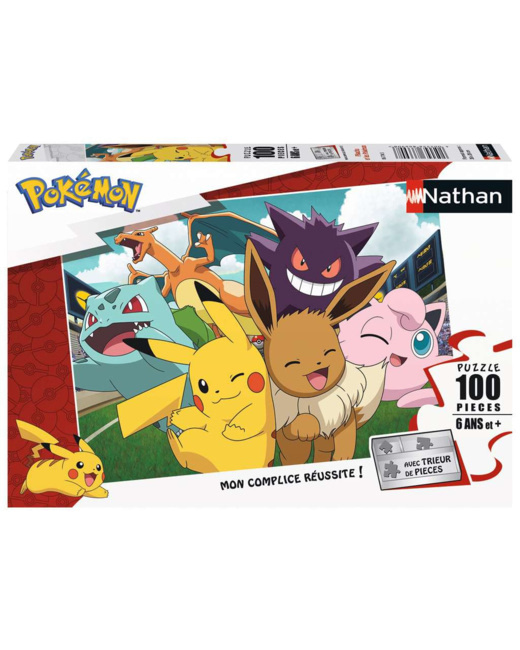 Puzzle Pikachu et les Pokémon - de 6 ans
