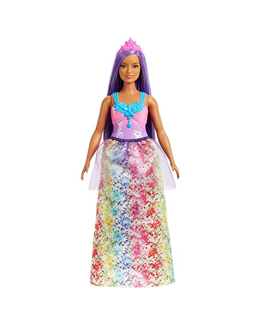 Barbie - Dreamtopia - Poupée Barbie Princesse - Cheveux violets