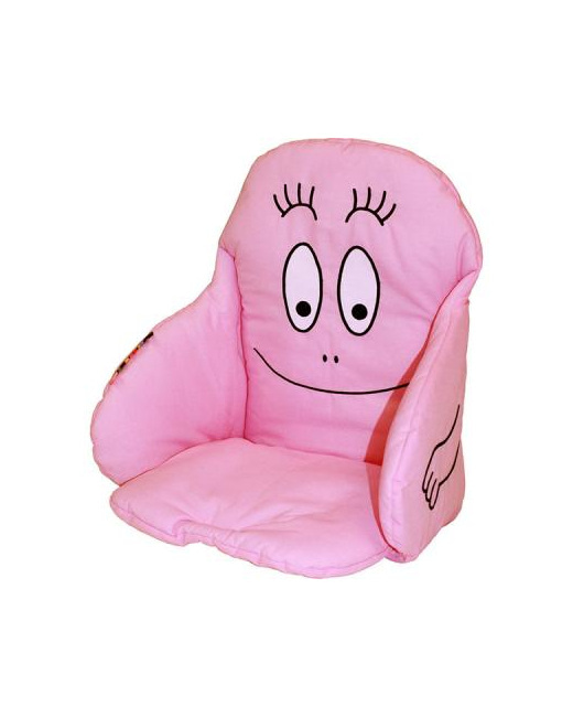 Coussin de chaise tissu barbapapa