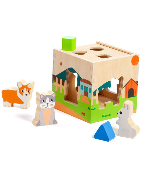 Cube d'activités en Bois Activity Cube
