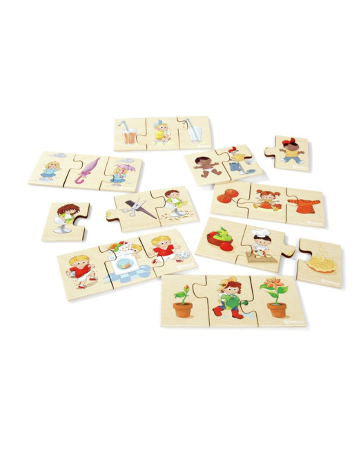 Puzzles 3 étapes avant/après