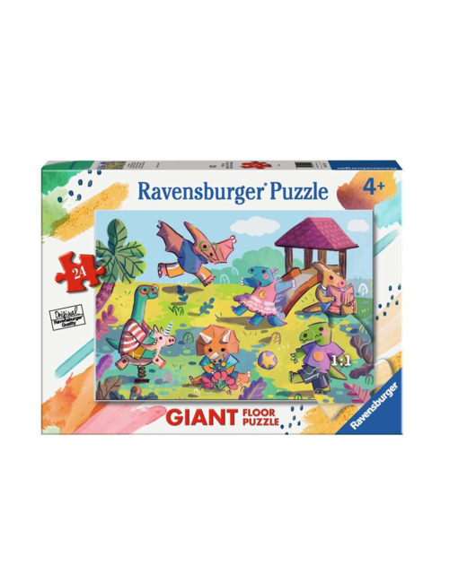 Puzzle Giant - La récréation des dinosaures - de 3 ans