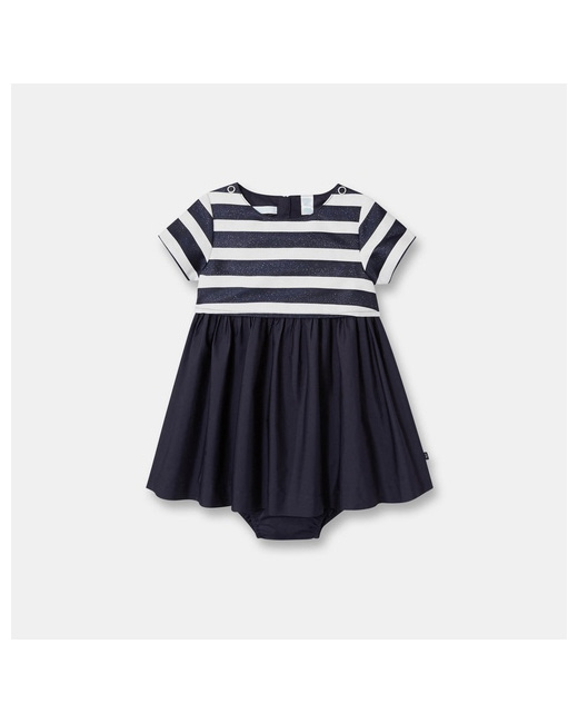 Robe rayée effet 2 en 1