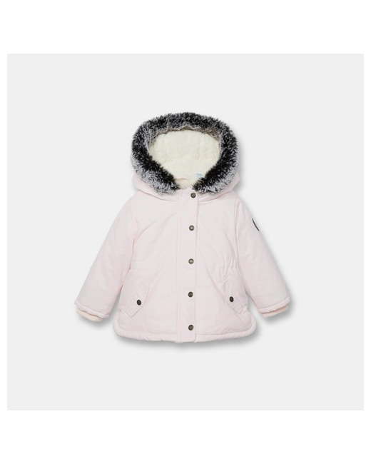 Parka déperlante fourrée à capuche