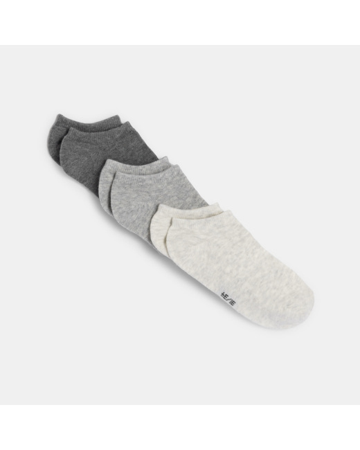 Socquettes (lot de 3) gris garçon