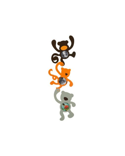 3 cadres singes chambre enfant