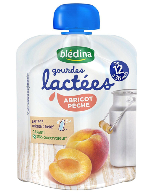 Gourde lactée Pêche-Abricot (x6)