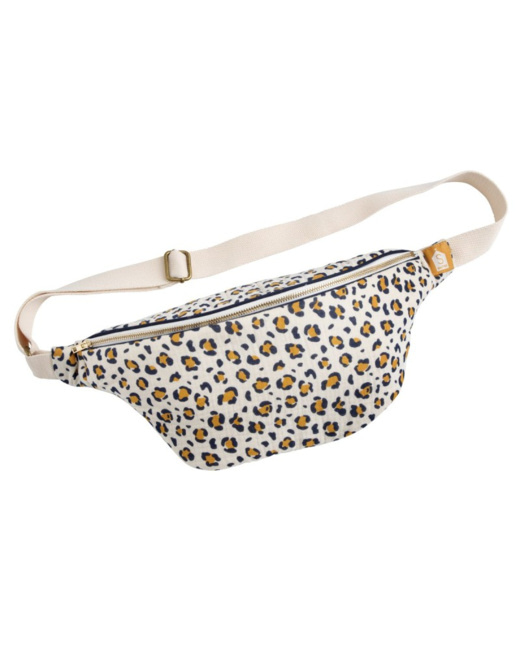 Sac banane en gaze de coton Léopard