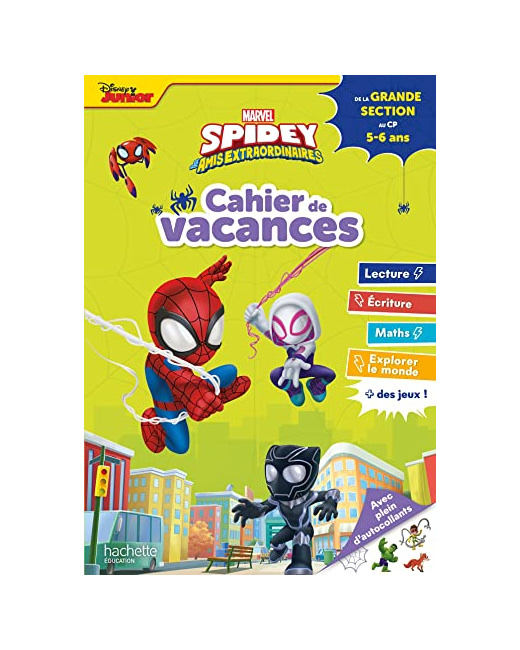 Spidey et ses amis extraordinaires - Cahier de vacances 2023, de la Grande section au CP