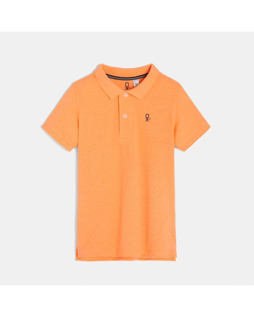 Polo classique orange garçon