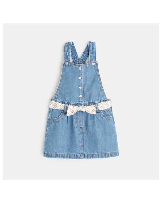 Robe salopette en jean