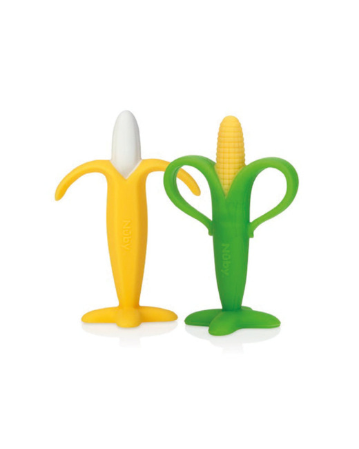 Jouet de Dentition en Forme de Banane et Maïs