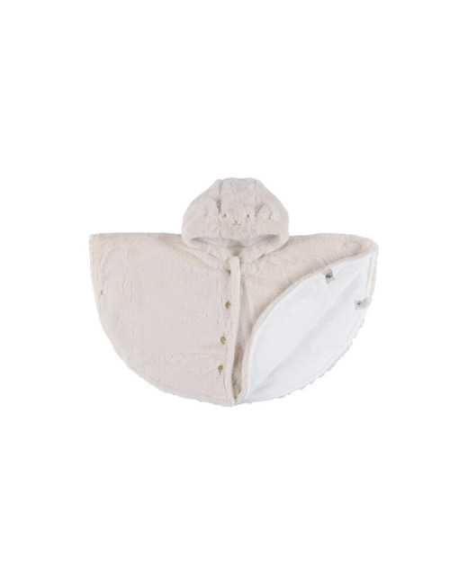 Poncho bébé en fausse fourrure