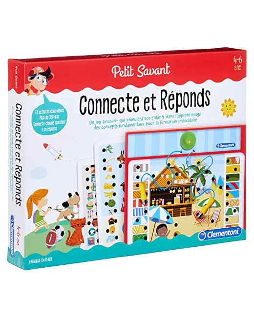 Jeu éducatif Connecte et réponds