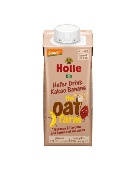 Boisson d'avoine bio cacao banane