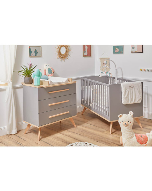 Chambre DUO Lit 60x120 + Commode FANON