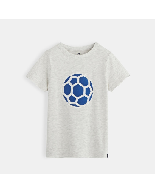 T-shirt à motif sport gris garçon