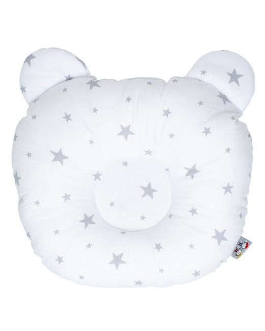Coussin anti tête plate en coton, Stella