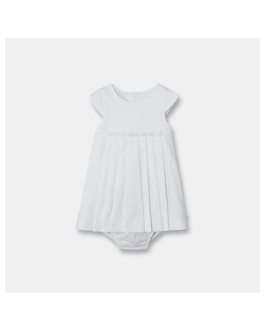 Robe jacquard blanche
