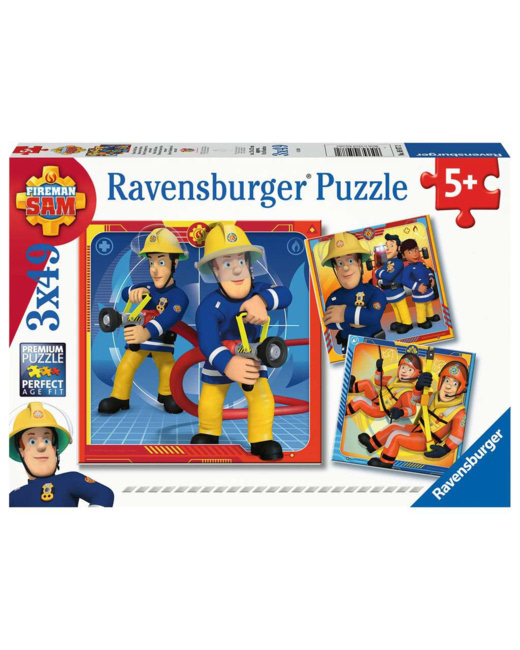 Puzzle Notre héros Sam le pompier - de 5 ans