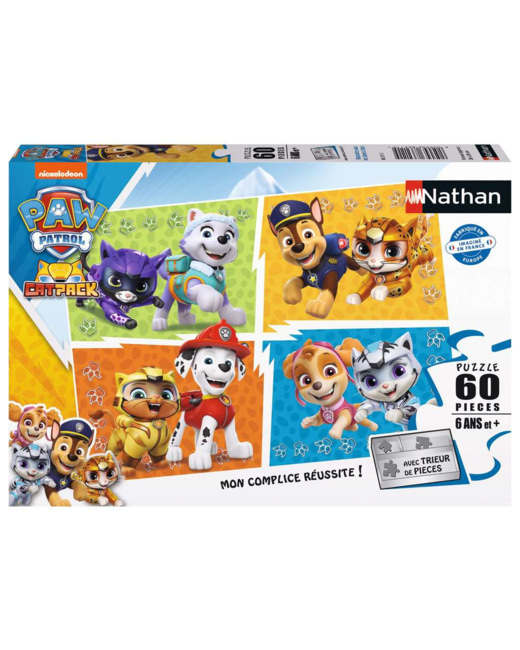 Puzzle Rencontre avec les Supers chats / Pat'Patrouille - de 6 ans