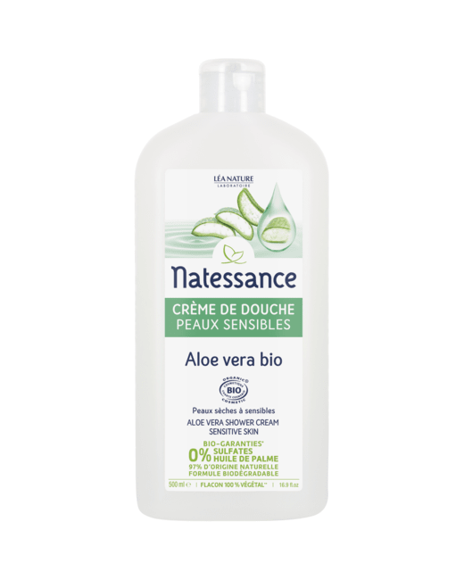 Crème de douche peaux sensibles Aloe vera bio