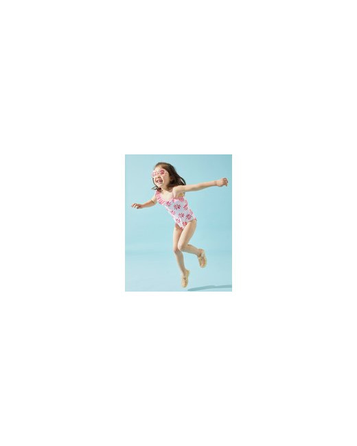 Maillot fleuri à volants Archimède