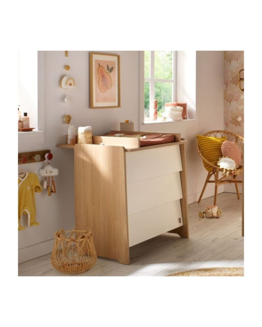 Commode 3 tiroirs Vanille