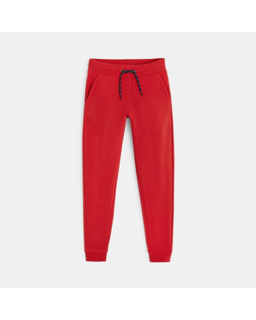 Pantalon de jogging en molleton rouge garçon