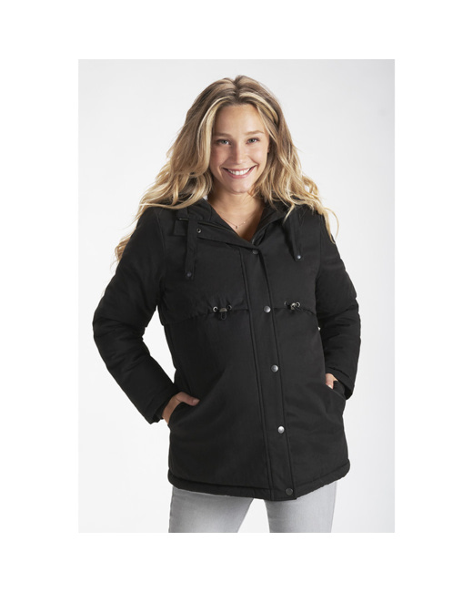 Parka de grossesse évolutive en twill