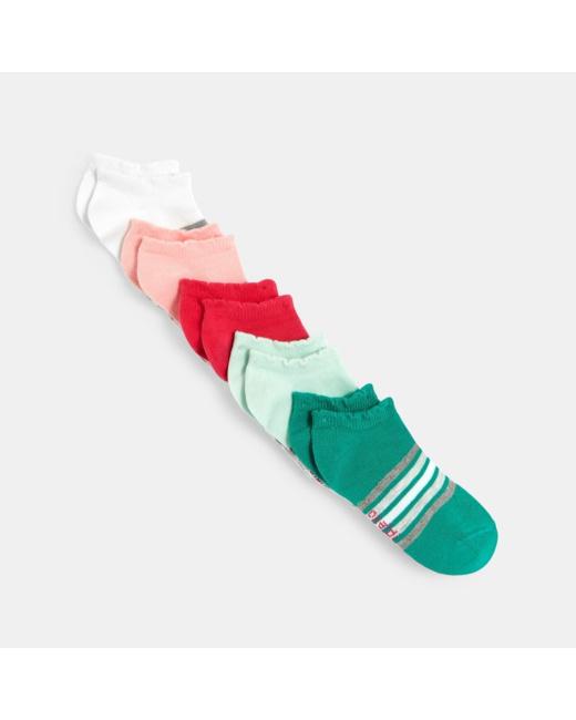 Socquettes (lot de 5) rose fille