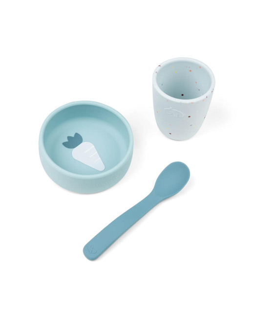Coffret premier repas en silicone
