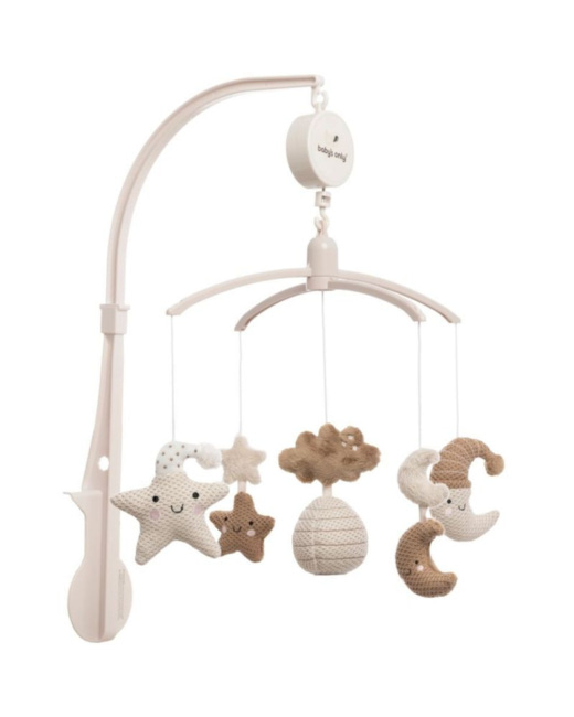 Mobile musical Heaven clay-warm linen