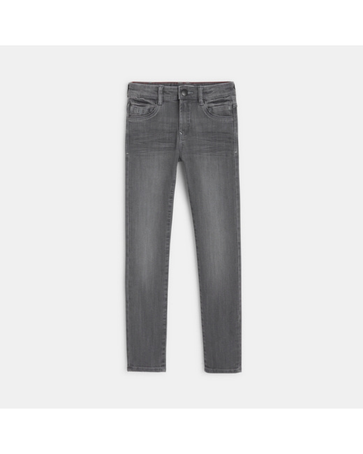 Jean skinny en denim ultra-résistant gris garçon