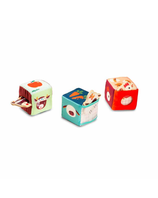 Cubes d'activités cache cache Ferme