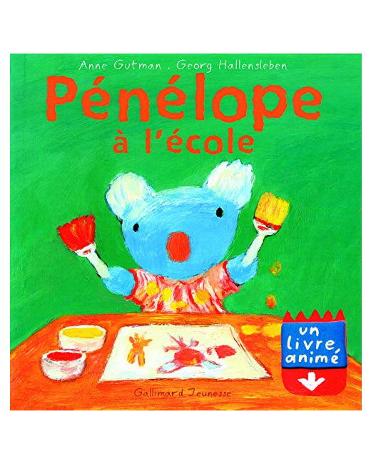 Livre Pénélope À L'École - Un Livre Animé - De 2 À 5 Ans