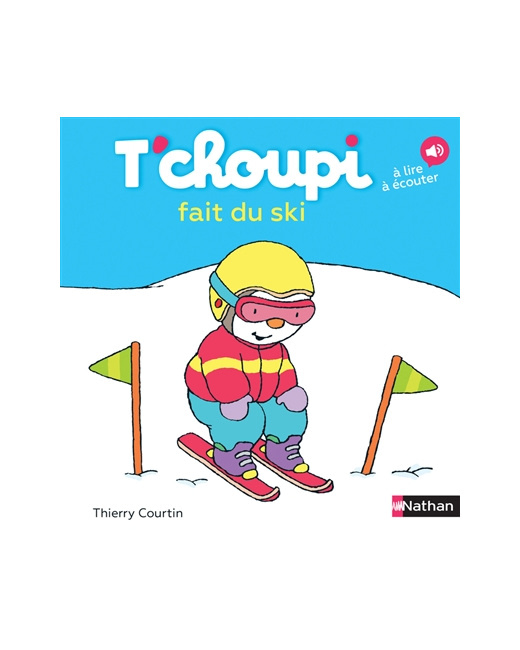 Livre T'choupi fait du ski