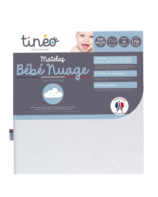 Matelas bébé  Nuage - 60x120cm