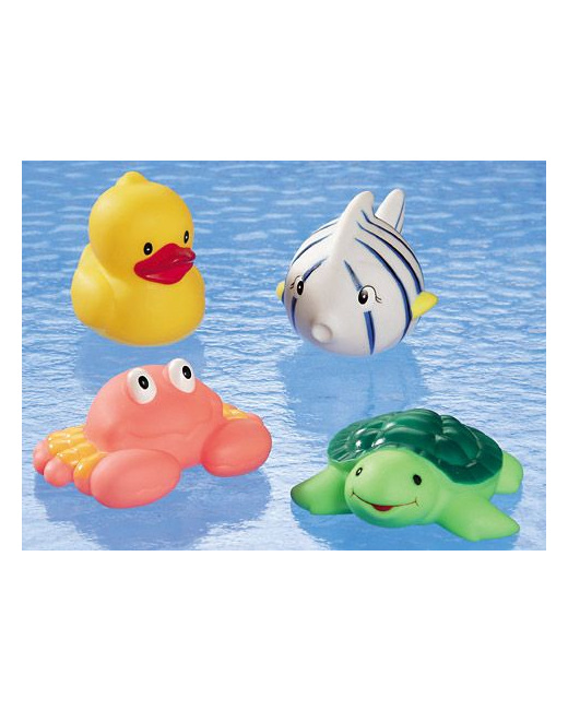 Lot de 4 petits animaux marins