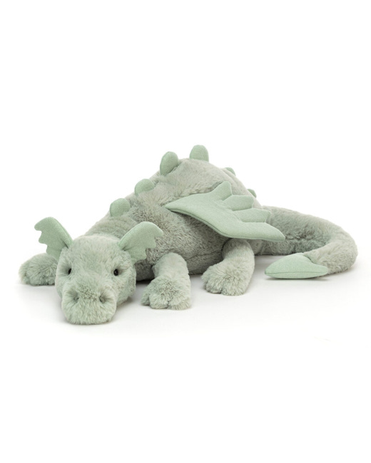 Peluche dragon assoupi Grand Format - Sage