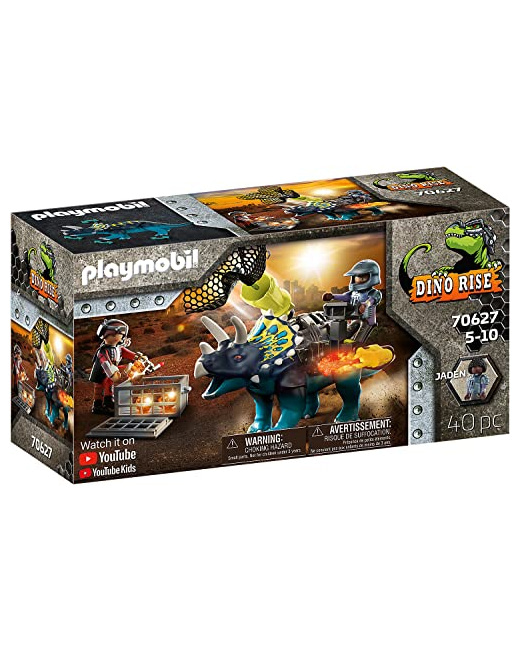 Playmobil Dino Rise - Triceratops et soldats