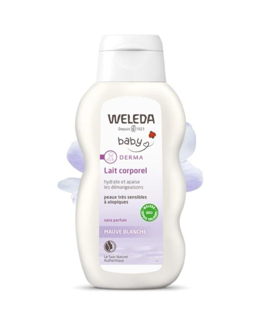 Lait corporel à la mauve blanche