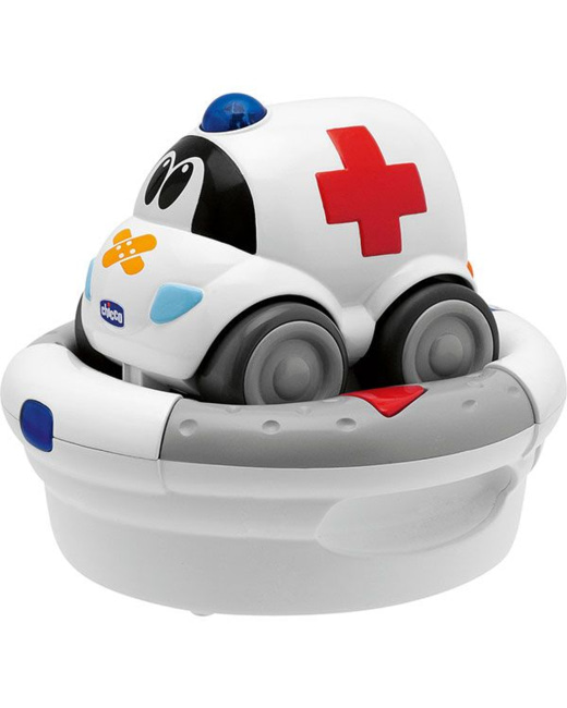 Voiture télécommandée rechargeable ambulance