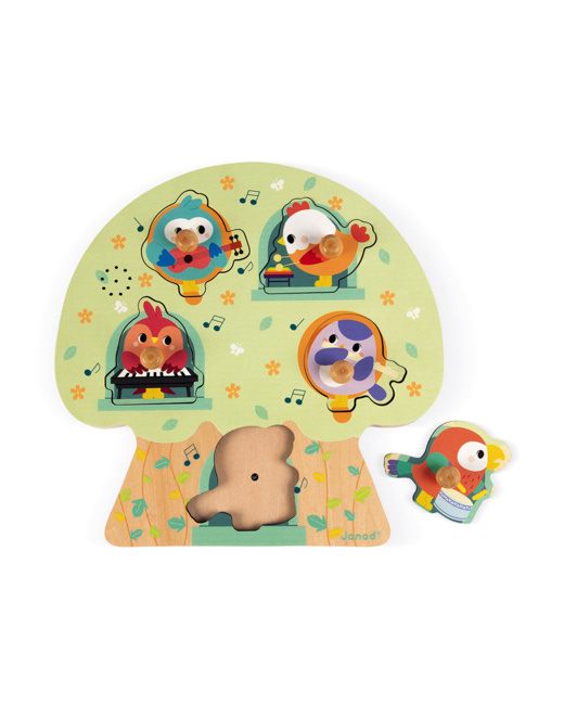 Puzzle musical les oiseaux en fete