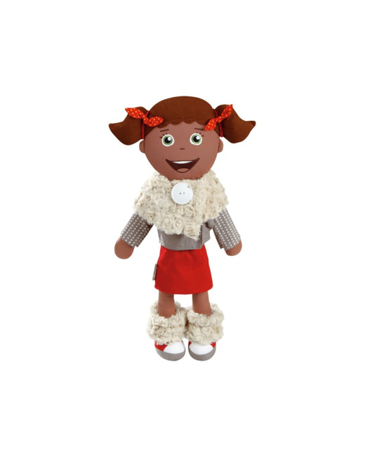 Poupée sweety zora en tenue fourrure