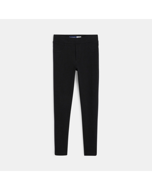 Jeggings unis en jersey milano noir fille