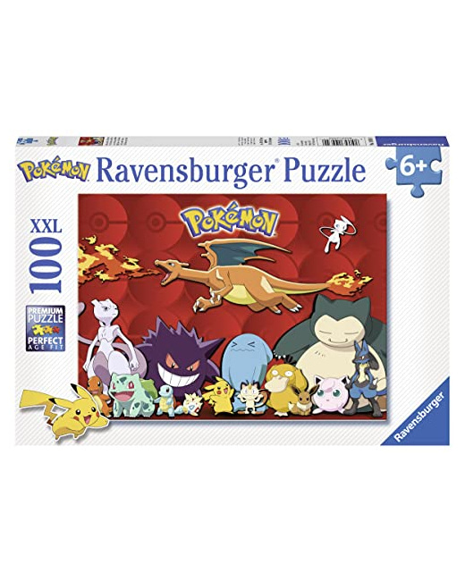 Puzzle XXL - Mes Pokémon préférés - 100 pièces