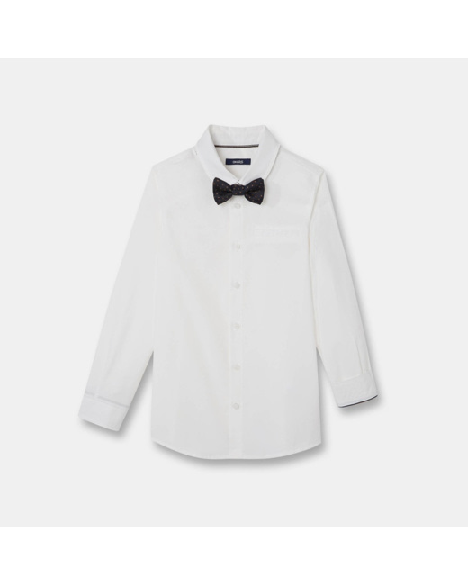 Chemise et nœud papillon blanche garçon
